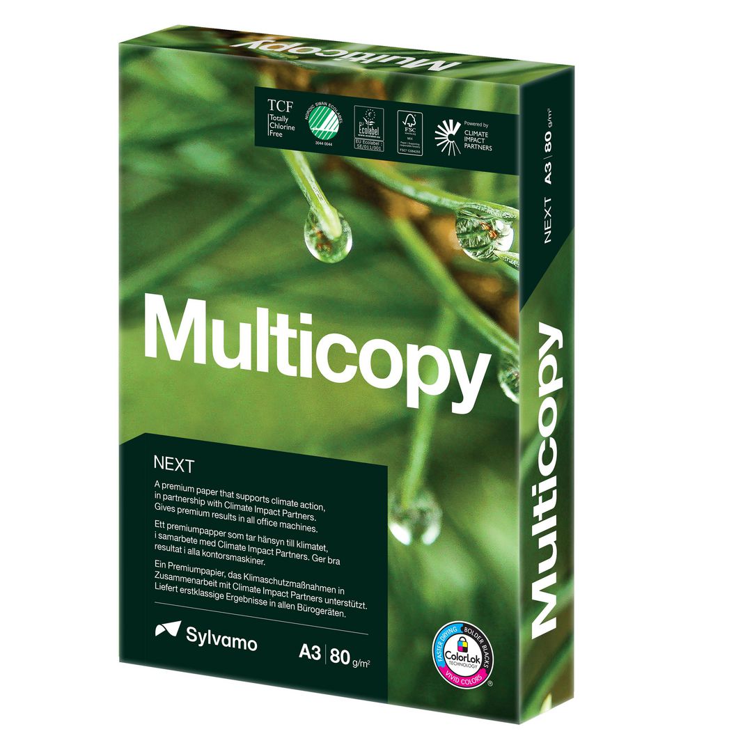 Kopipapir MULTICOPY Next A3 80g (500)