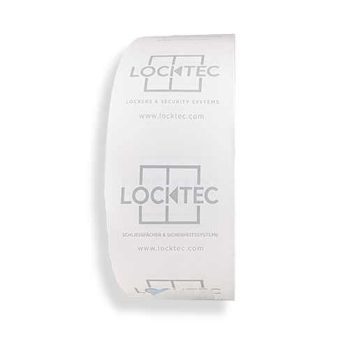 LockTec papirrull. Med Locktec logo