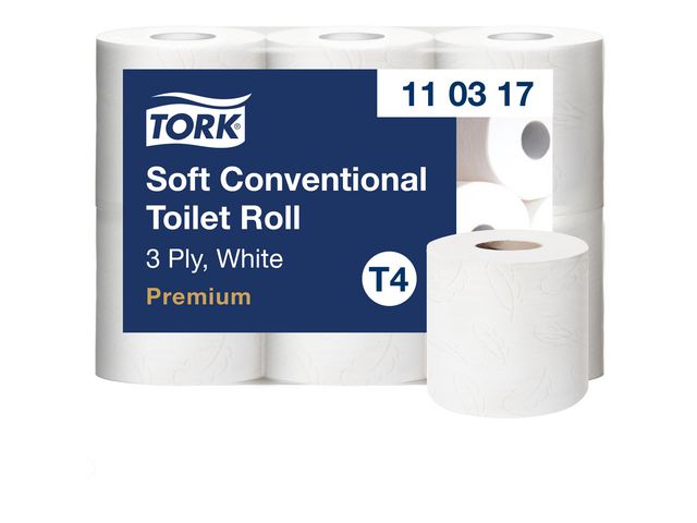Toalettpapir TORK Premium 3L T4 35m (42 ruller)