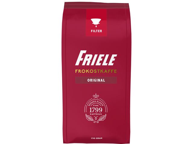 FRIELE filtermalt kaffe (24 poser á 250g)