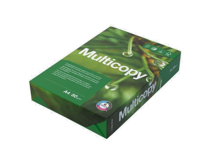 Kopipapir MULTICOPY A4 80g (5x500)