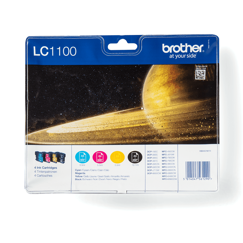Brother LC1100VALBP sort blekk