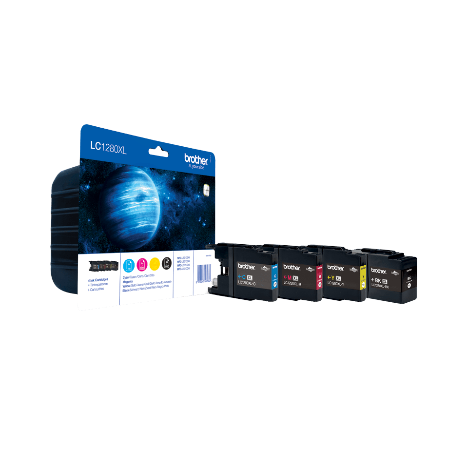 Brother LC1280XLVALBP cyan blekk