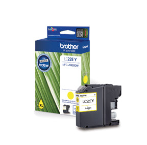 Brother LC22EY yellow blekk eller toner