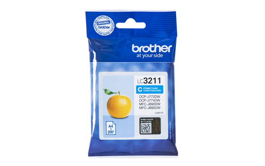 Brother LC3211C cyan blekkpatron