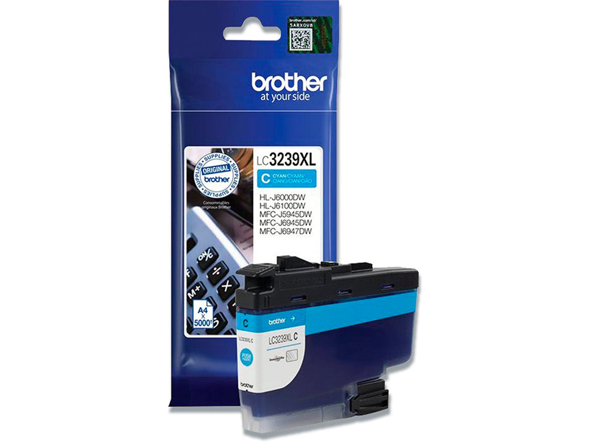 Brother LC3239XLC cyan blekkpatron