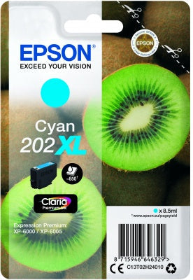 Epson C13T02H24010 cyan blekkpatron