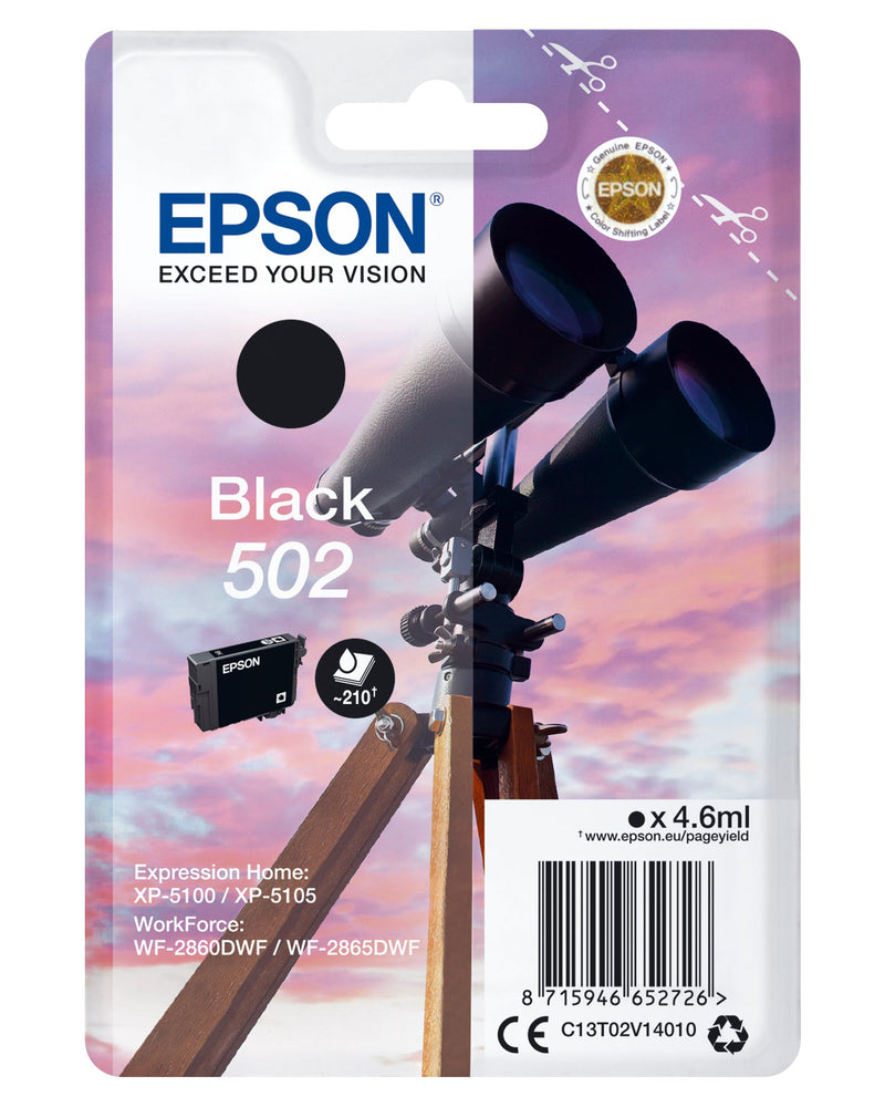 Epson C13T02V14010 sort blekkpatron
