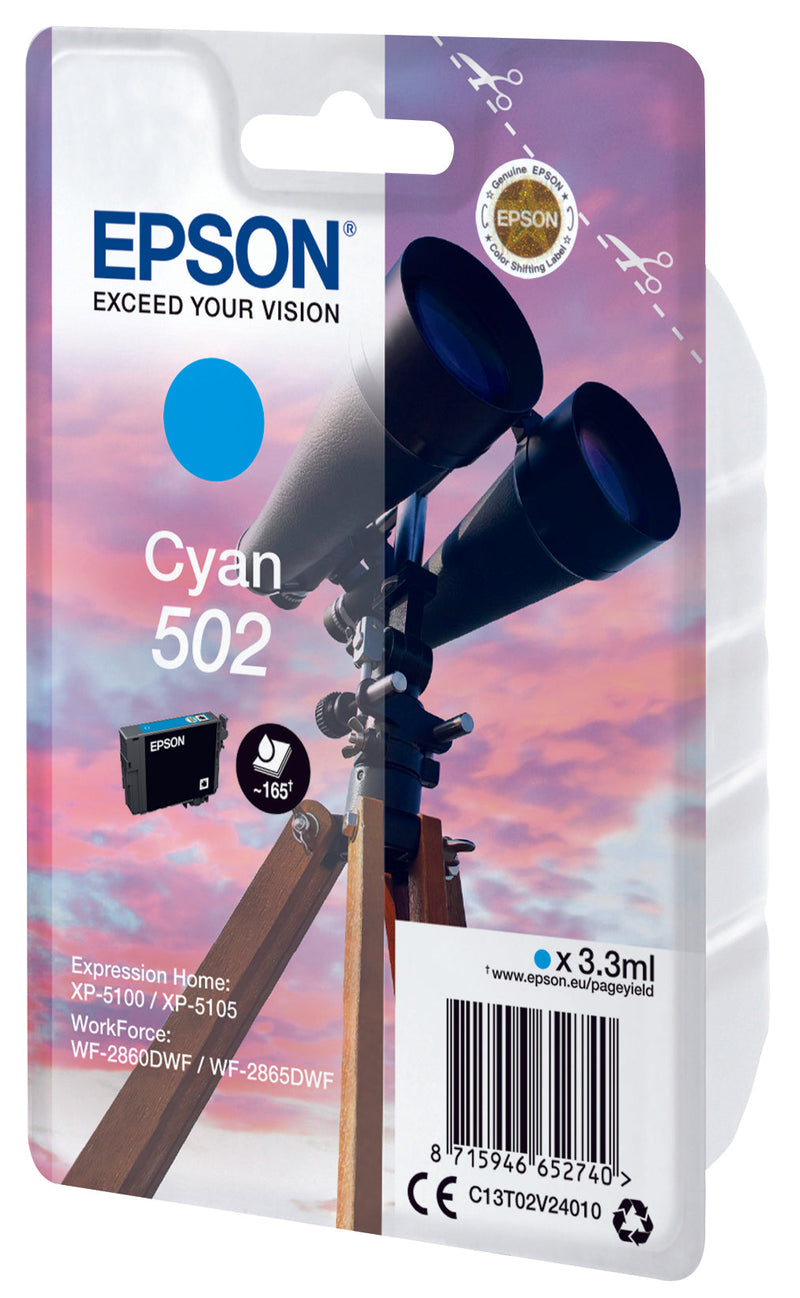 Epson C13T02V24010 cyan blekkpatron