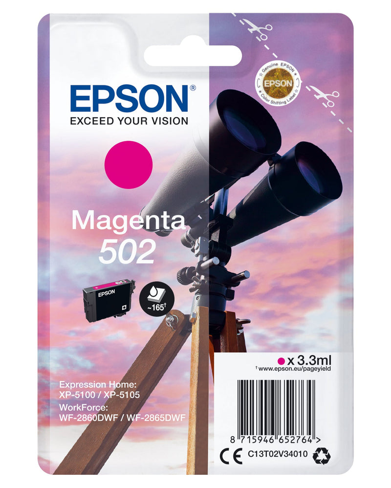 Epson C13T02V34010 magenta blekkpatron