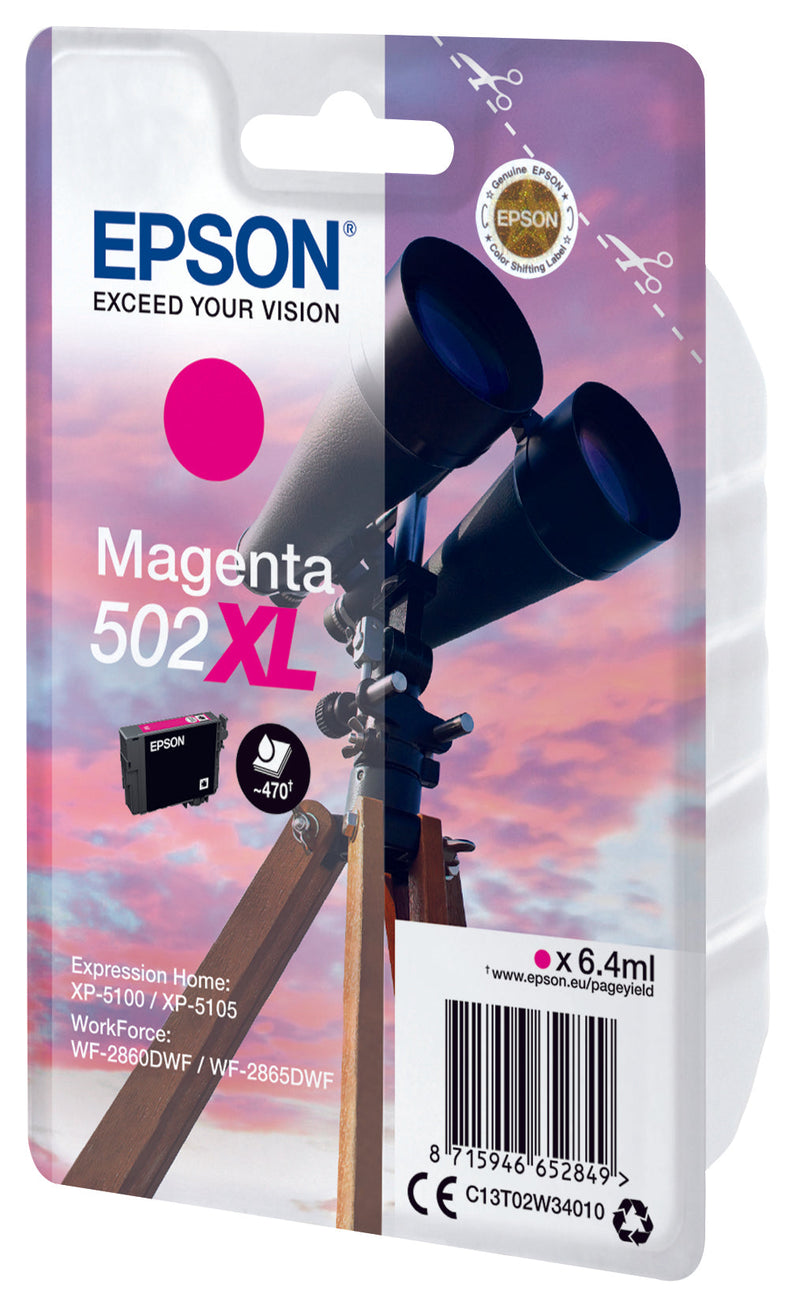 Epson C13T02W34010 magenta blekkpatron