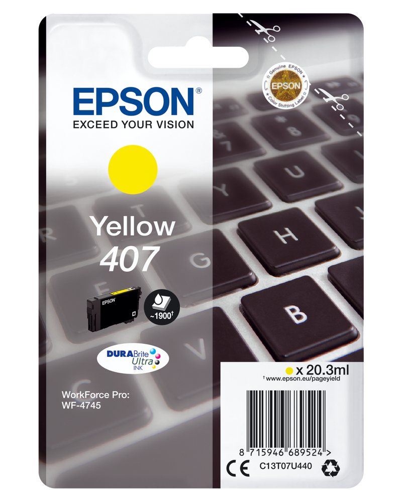 Epson C13T07U440 yellow blekkpatron