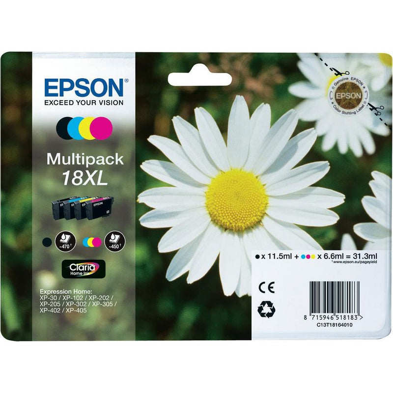 Epson C13T18164012 sort blekkpatron