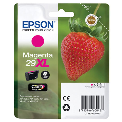 Epson C13T29934012 magenta blekkpatron