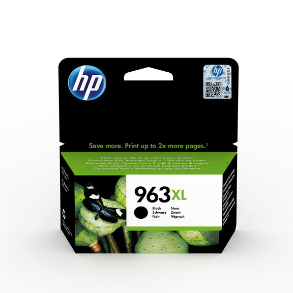 HP No963XL High Yield CyanInk Cartridge 3JA27AE#BGX