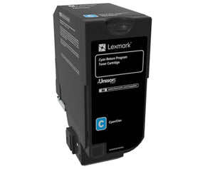 Lexmark 74C20C0 cyan tonerkassett