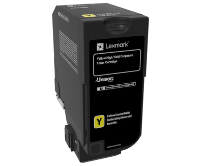 Lexmark 74C2HYE yellow tonerkassett