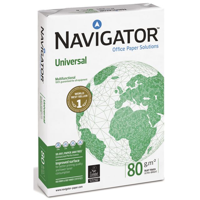 Kopipapir NAVIGATOR A4 80g (5 x 500)