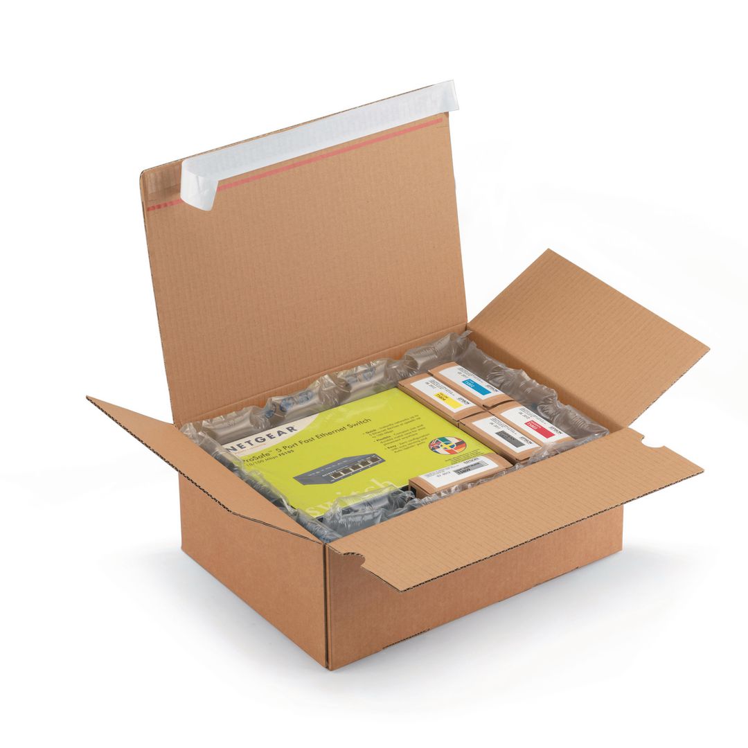 Pappeske automatbunn tape 345x255x130mm (20 stk)