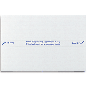 Frankeringsetiketter (Selvklistrende) - 175x44mm - Eske med 250 etiketter (2 etiketter pr. ark)